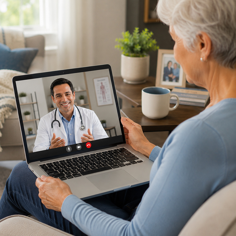 Virtual doctor visit
